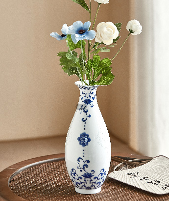 Jingdezhen Porcelain 50-Piece Guanyin Vase - Set